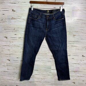 7 For All Mankind Dark Blue Jeans